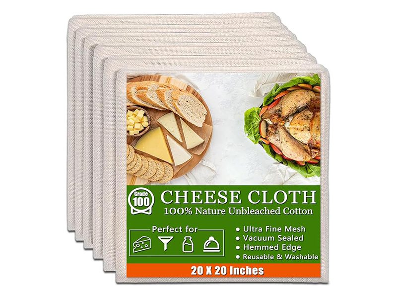 Multi-pack cheese cloth for kitchen use