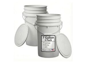 Food-grade 7-gallon buckets, USA made