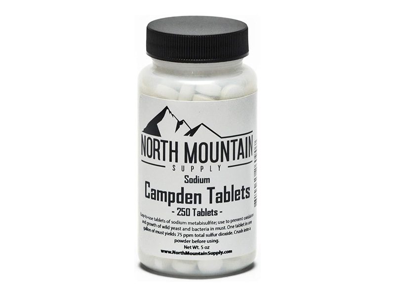 Campden tablets for wine making