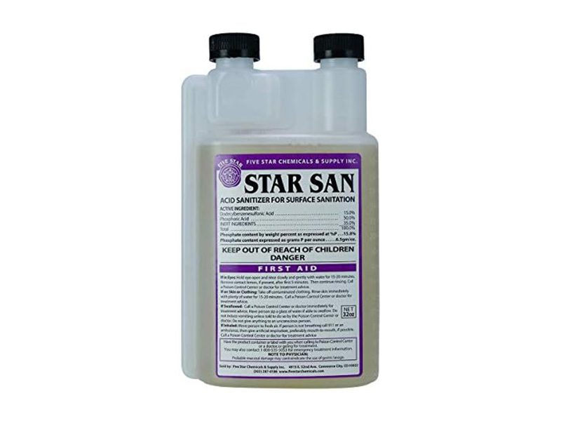 Surface sanitizer Star San container