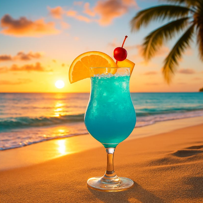 Blue cocktail 1